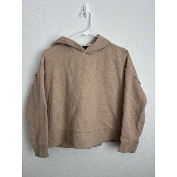 Rails Nico Womens Heather Camel Pull Over Hoodie Sweatshirt Oversized Quiet Luxe - Picture 3 of 10